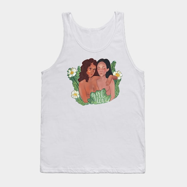 Girl Love Tank Top by Nerdybrownkid